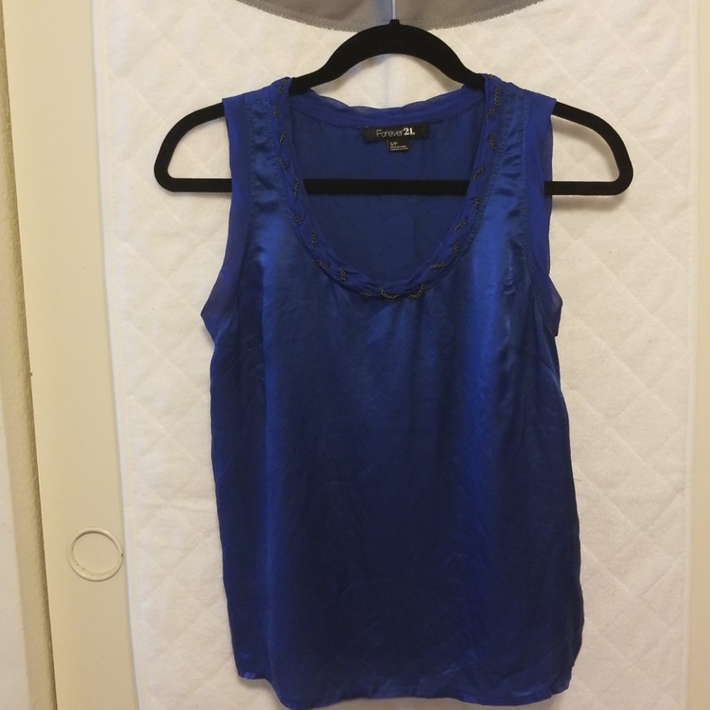 Forever 21 Silk Blouse sz S